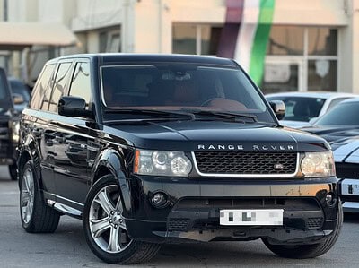 2010 Land Rover Range Rover Sport 8-Cylinder Supercharged Engine Black Orange
