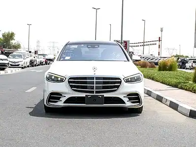 2022 Mercedes-Benz S-Class S 500l 6 Cylinder Engine Petrol White Black Sedan