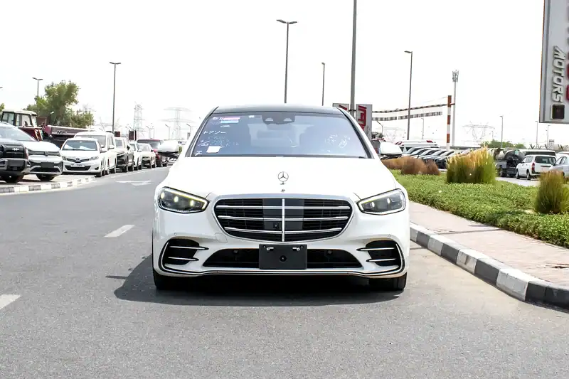 2022 Mercedes-Benz S-Class S 500l 6 Cylinder Engine Petrol White Black Sedan