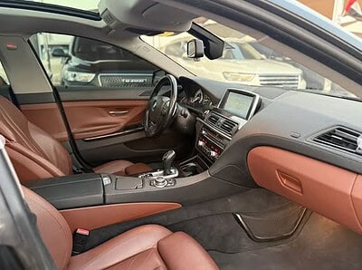 2013 BMW 650i Gran Coupe 4.4L V8 Engine Gulf Spec Full Option Grey Tan