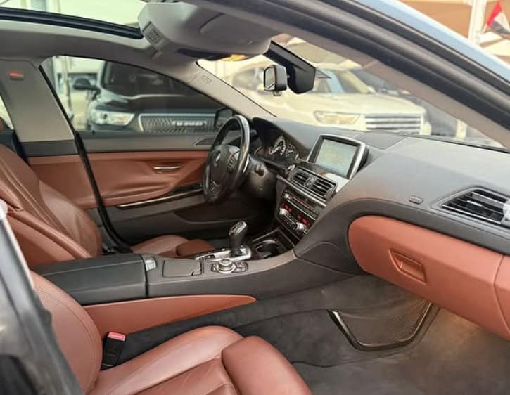 2013 BMW 650i Gran Coupe 4.4L V8 Engine Gulf Spec Full Option Grey Tan