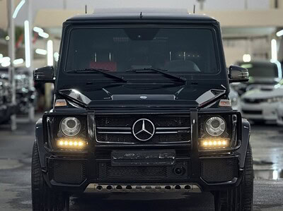 2013 Mercedes-Benz G63 AMG 5.5L V8 AMG Full Carbon Fiber Black Red