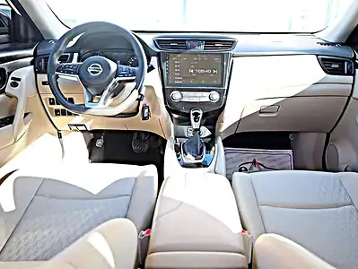 2021 Nissan X-Trail SE 4 Cylinders Engine Petrol White Black SUV GCC