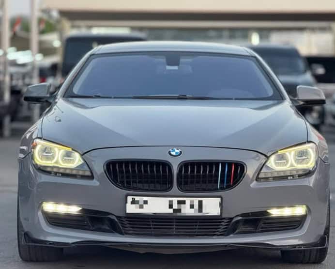 2013 BMW 650i Gran Coupe 4.4L V8 Engine Gulf Spec Full Option Grey Tan