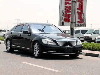 2012 Mercedes-Benz S-Class S 550 6 Cylinders Engine Petrol Black Sedan