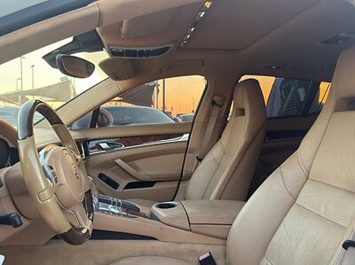 2013 Porsche Panamera 6-Cylinder Engine AT Full Option White Beige Sedan