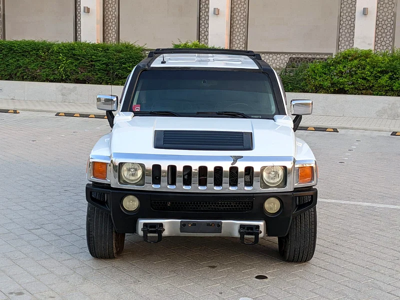 2006 Hummer H3 Adventure 5 Cylinder Engine White Black SUV