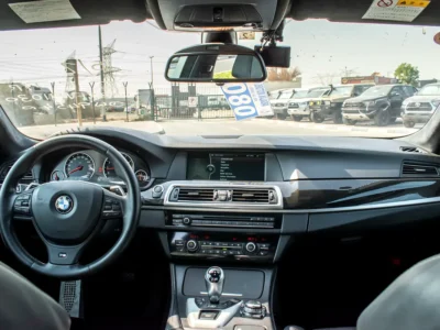 2012 BMW M5 Standard 8 Cylinders Engine White Black Sedan