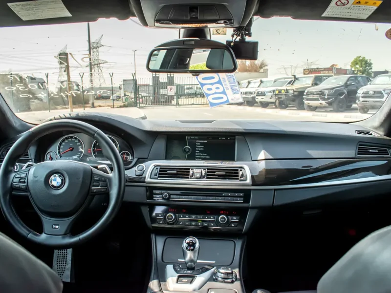 2012 BMW M5 Standard 8 Cylinders Engine White Black Sedan