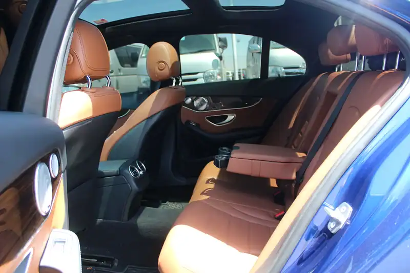 2019 Mercedes-Benz C-Class C300 Luxury 4 Cylinders Engine Blue Tan Sedan