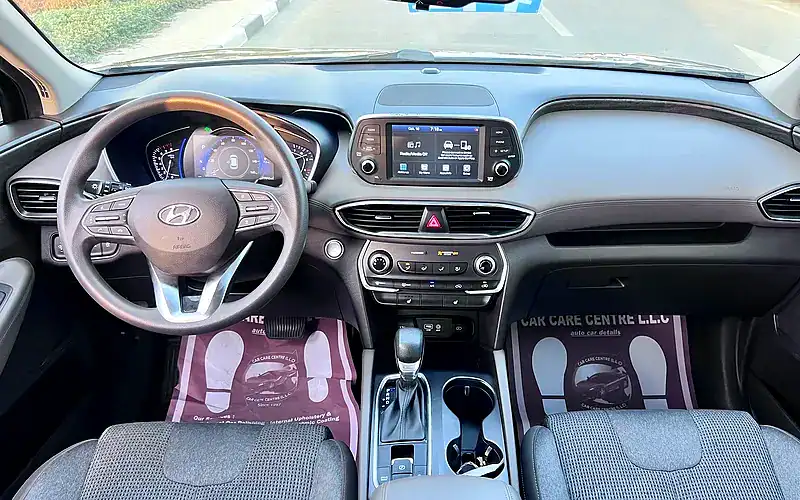 2020 Hyundai Santa Fe SE 4 Cylinders Engine Petrol Black Brown SUV