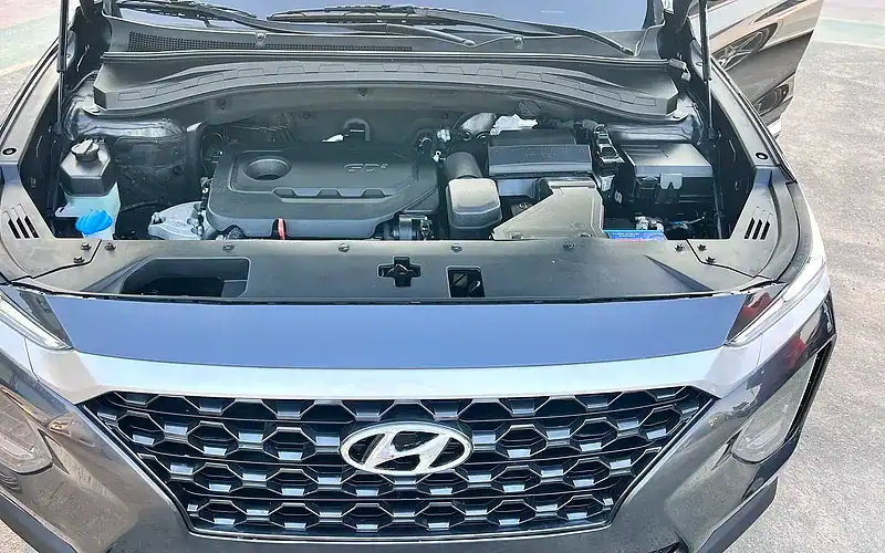 2020 Hyundai Santa Fe SE 4 Cylinders Engine Petrol Black Brown SUV