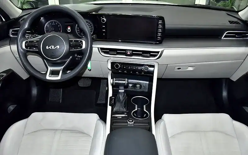 2023 Kia K5 STD 4 Cylinders Engine Petrol White Beige Sedan GCC Spec