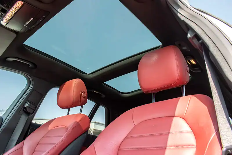 2016 Mercedes-Benz C-Class C450 4MATIC 6 Cylinder Engine White Red Wagon