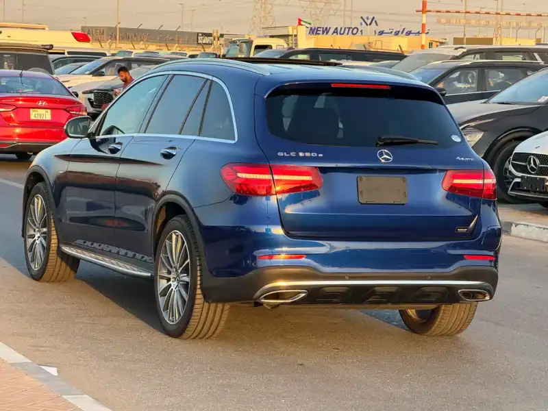 2017 Mercedes-Benz GLC GLC 350 4 Cylinders Engine Petrol Blue Black SUV