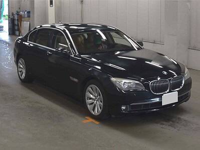 2010 BMW ActiveHybrid 7 twin-turbo V8 Engine Petrol Black Beige Sedan