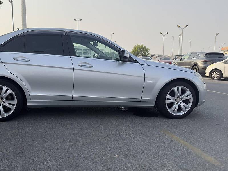 2008 Mercedes-Benz C250 6 Cylinders Engine Petrol Silver Black Sedan