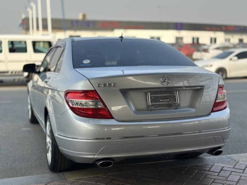 2008 Mercedes-Benz C250 6 Cylinders Engine Petrol Silver Black Sedan