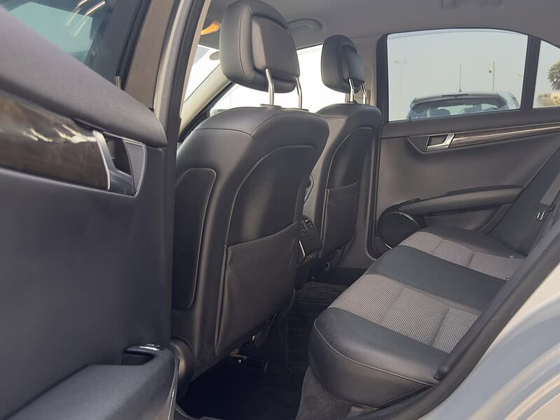 2008 Mercedes-Benz C250 6 Cylinders Engine Petrol Silver Black Sedan