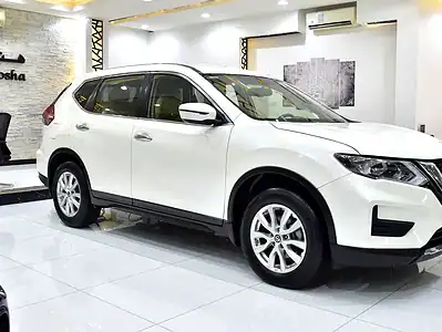 2021 Nissan X-Trail S 4 Cylinder Engine Petrol White Beige SUV GCC Specs