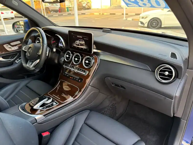 2017 Mercedes-Benz GLC GLC 350 4 Cylinders Engine Petrol Blue Black SUV