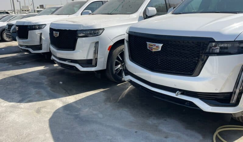 2023 Cadillac Escalade 6.2L supercharged V8 Engine White Grey SUV