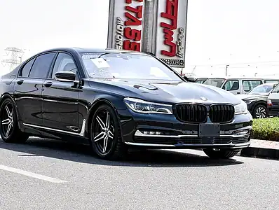 2017 BMW 7-Series 750i 8 Cylinders Engine Petrol Black Beige Sedan