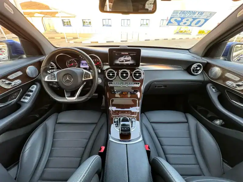 2017 Mercedes-Benz GLC GLC 350 4 Cylinders Engine Petrol Blue Black SUV