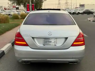 2012 Mercedes-Benz S-Class S 600L 12 Cylinder Engine Silver Black Sedan