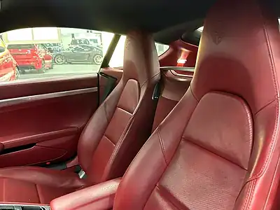 2014 Porsche Cayman S 6 Cylinders Engine Grey Red Coupe GCC Specs