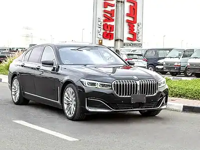 2022 BMW 7-Series 750i 8 Cylinders Engine Petrol Black Sedan