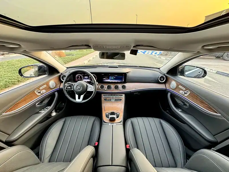 2020 Mercedes-Benz E-Class E450 4Matic 6 Cylinder Engine Blue Black Sedan