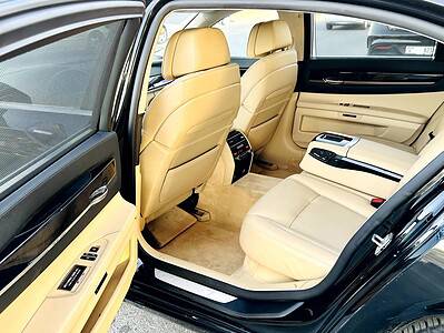 2010 BMW ActiveHybrid 7 twin-turbo V8 Engine Petrol Black Beige Sedan