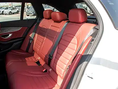 2016 Mercedes-Benz C-Class C450 4MATIC 6 Cylinder Engine White Red Wagon