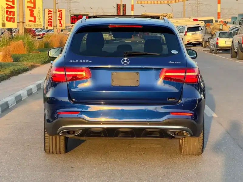 2017 Mercedes-Benz GLC GLC 350 4 Cylinders Engine Petrol Blue Black SUV