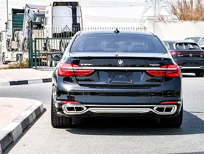 2017 BMW 7-Series 750i 8 Cylinders Engine Petrol Black Beige Sedan