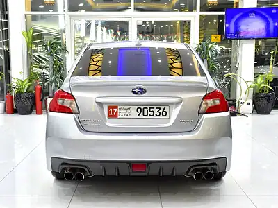 2017 Subaru WRX WRX 4 Cylinders Engine Silver Black Sedan GCC Spec