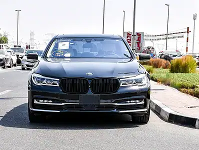 2017 BMW 7-Series 750i 8 Cylinders Engine Petrol Black Beige Sedan