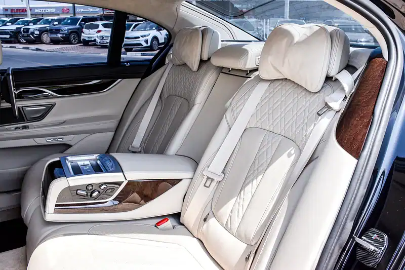 2017 BMW 7-Series 750i 8 Cylinders Engine Petrol Black Beige Sedan