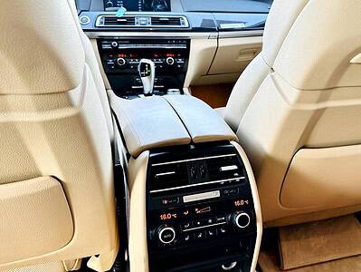 2010 BMW ActiveHybrid 7 twin-turbo V8 Engine Petrol Black Beige Sedan