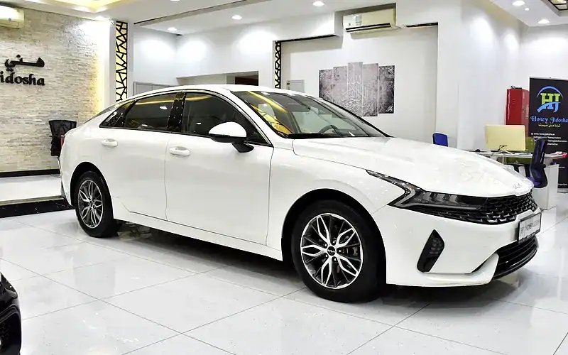 2023 Kia K5 STD 4 Cylinders Engine Petrol White Beige Sedan GCC Spec