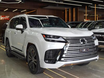 2025 Lexus LX600 6 Cylinders Engine White Red SUV Automatic GCC Specs