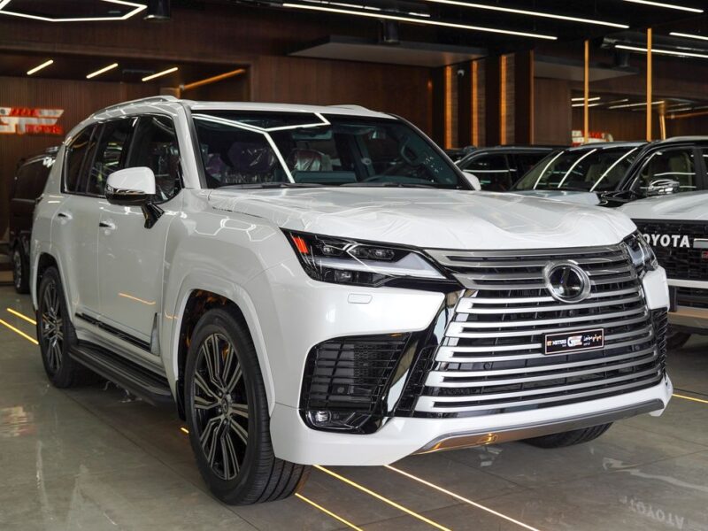2025 Lexus LX600 6 Cylinders Engine White Red SUV Automatic GCC Specs
