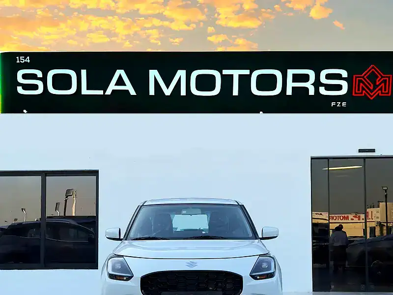 2026 Suzuki Swift GLX 1.2L CVT AT 3 Cylinders Engine White Black Hatchback