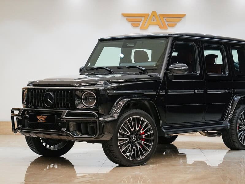 2026 Mercedes Benz G63 Double Night Package 4.0L V8 biturbo Engine Black Red