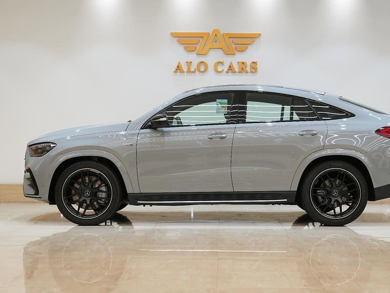 2025 Mercedes Benz GLE 53 Turbo 4MATIC+ inline 6-cylinder Engine Grey Red
