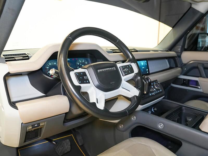 2022 Land Rover Defender HSE 3.0L turbocharged V6 Grey Tan SUV