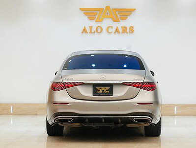 2021 Mercedes-Benz S 580 4Maticc 4.0-liter V8 Engine Grey Black AWD