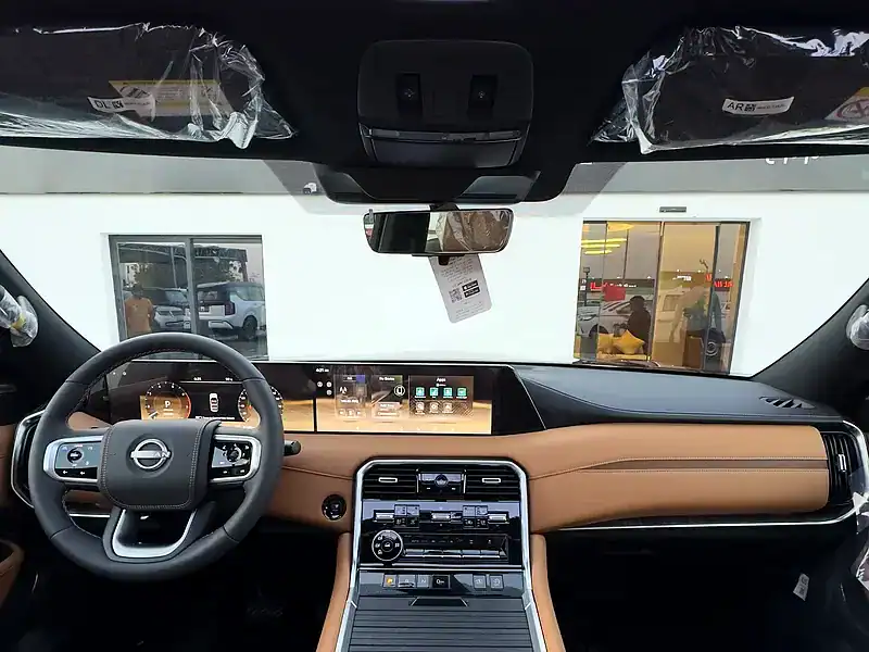 2025 NISSAN PATROL PLATINUM 3.5 TWIN TURBO V6 Engine Black Beige SUV