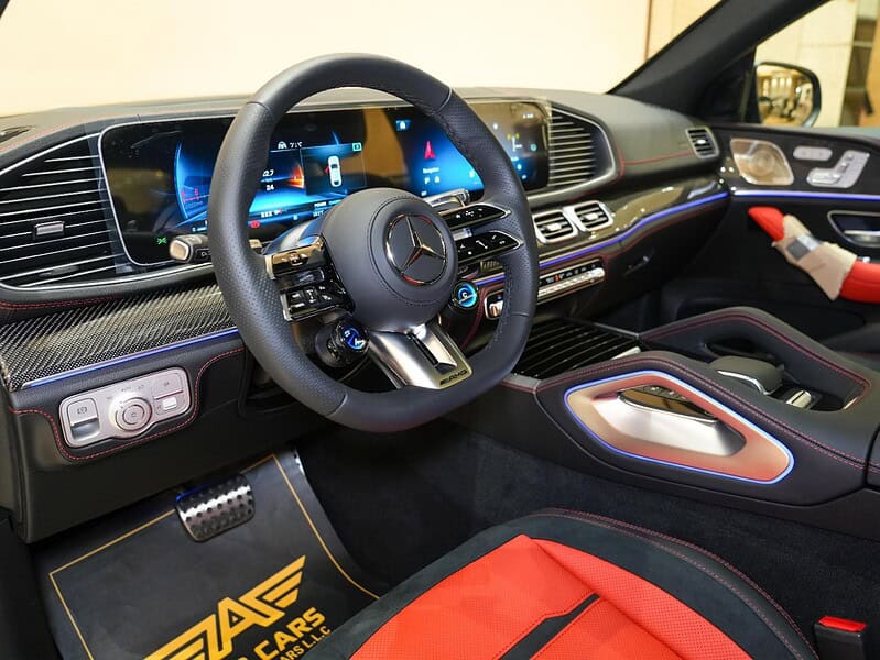 2025 Mercedes Benz GLE 53 AMG 3.0 litre Inline-six Engine Black Red SUV